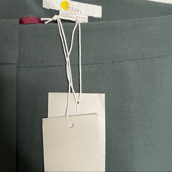 Boden Green Side-Striped Bristol Trouser Pants - Picture 5 of 6